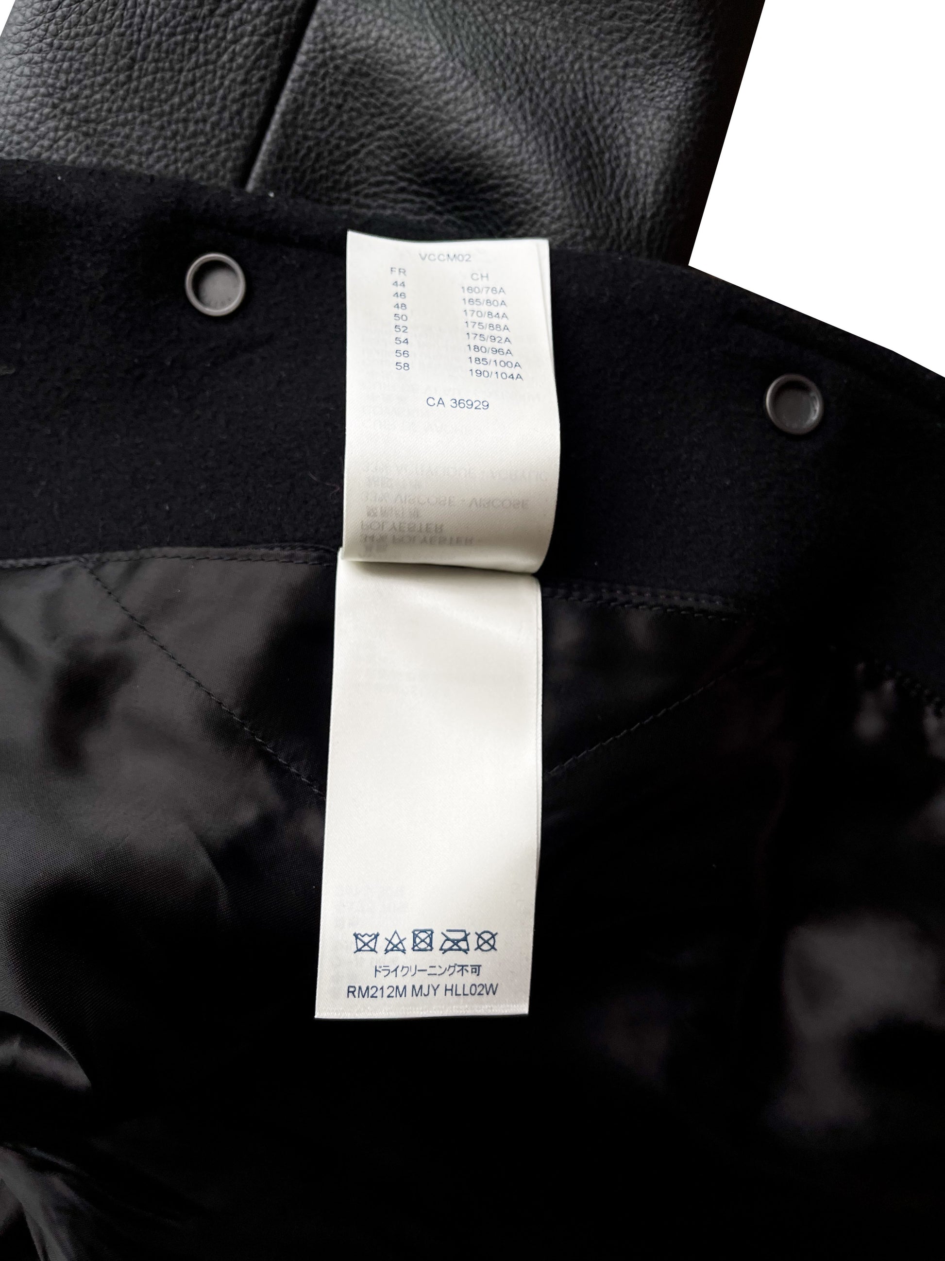 Louis Vuitton x NBA Hybrid Leather Bomber Jacket w/ Tags - Black