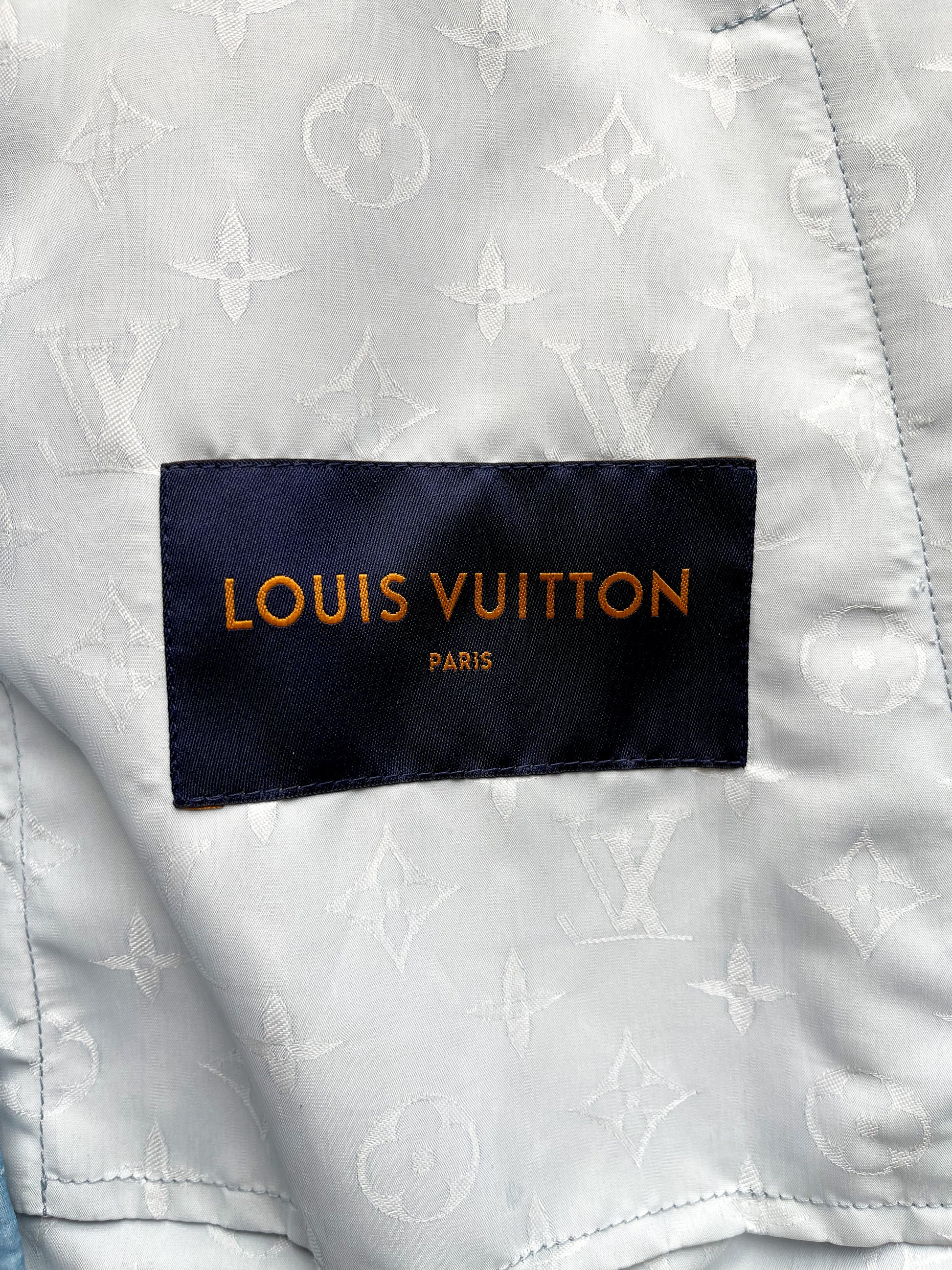 Louis Vuitton 2020 Monogram Clouds Windbreaker - Blue Outerwear