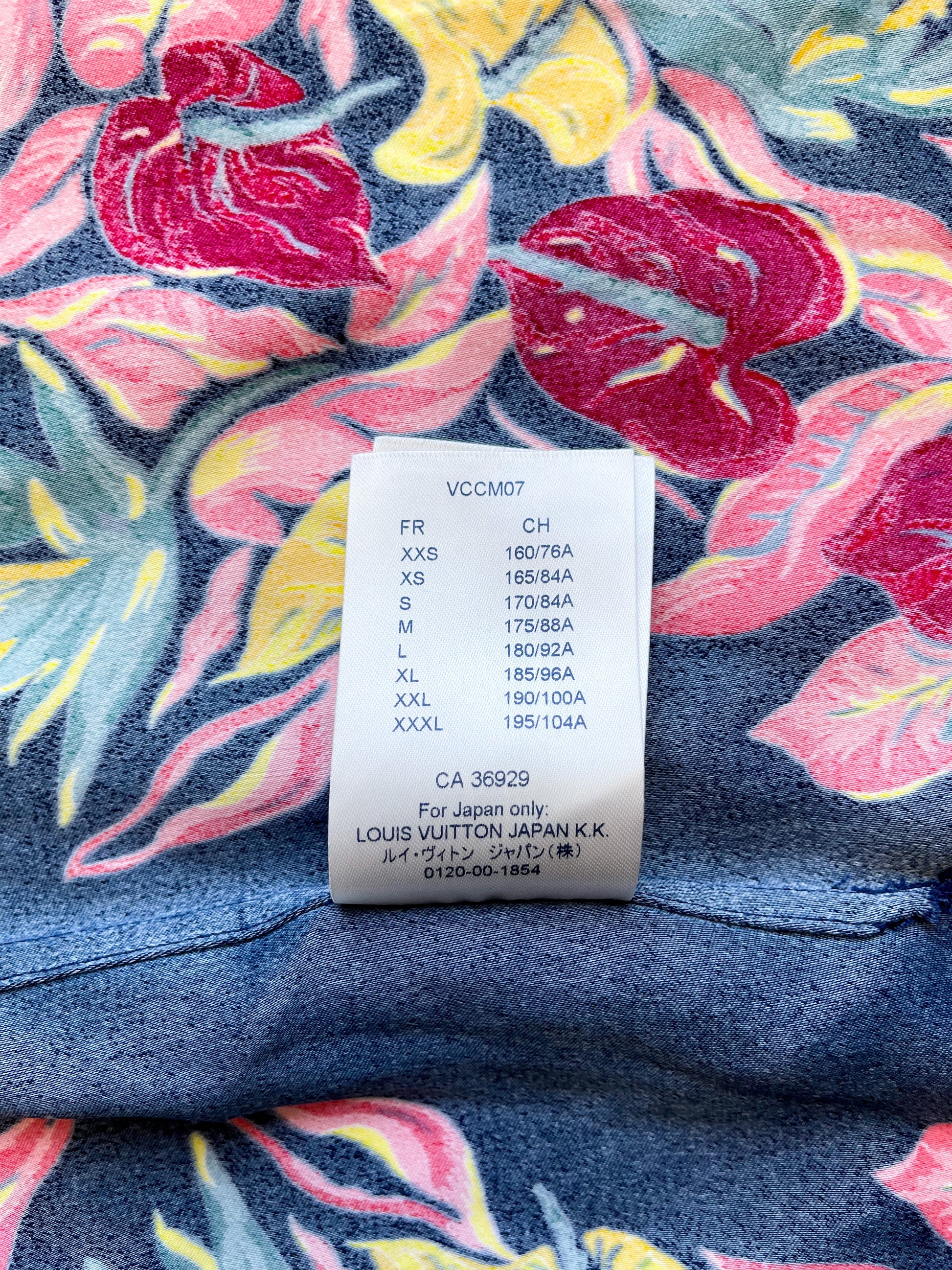 Louis Vuitton Silk Leaf Button Up Shirt – Savonches