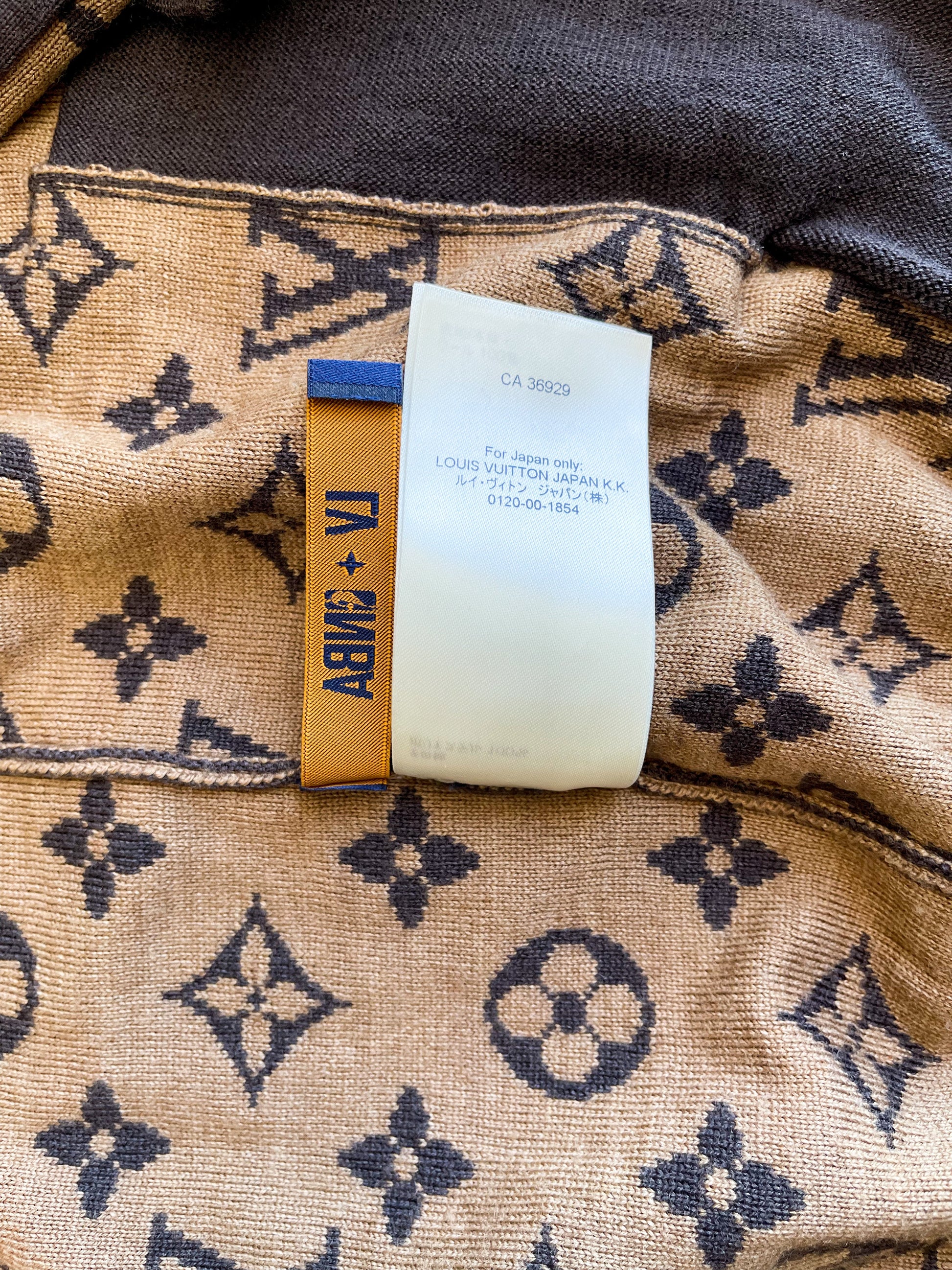 Louis Vuitton x NBA Blouson Bomber Jacket in Brown Wool ref.957765
