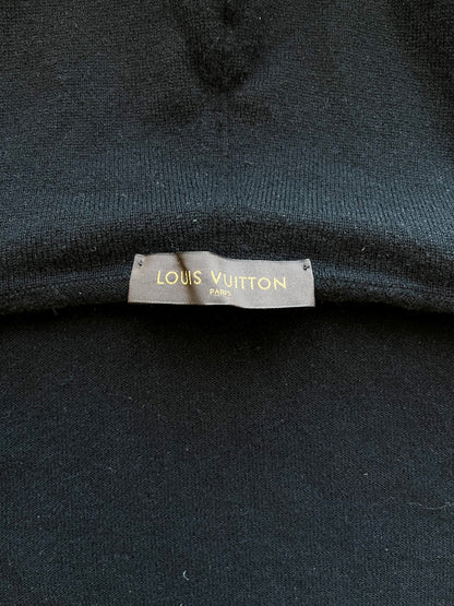 Louis Vuitton Black Cashmere Zip-Up Hoodie