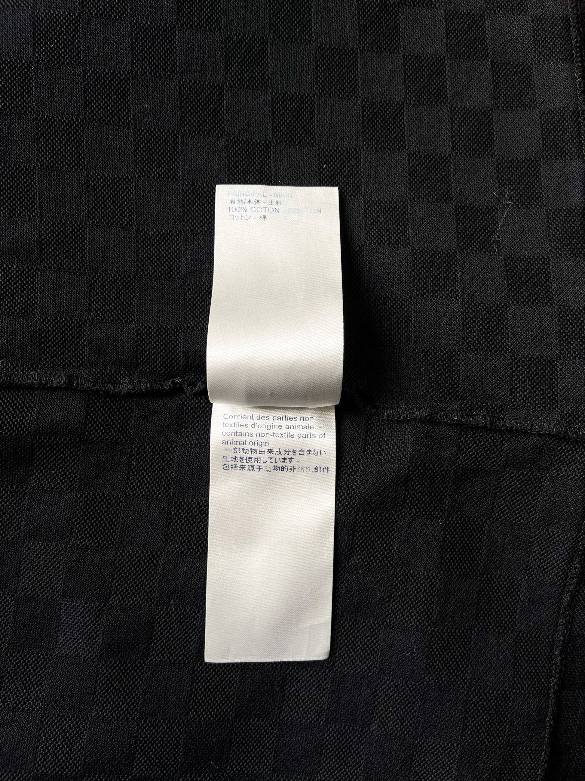 Louis Vuitton Red Cotton Damier Pocket Detail Polo T-Shirt S