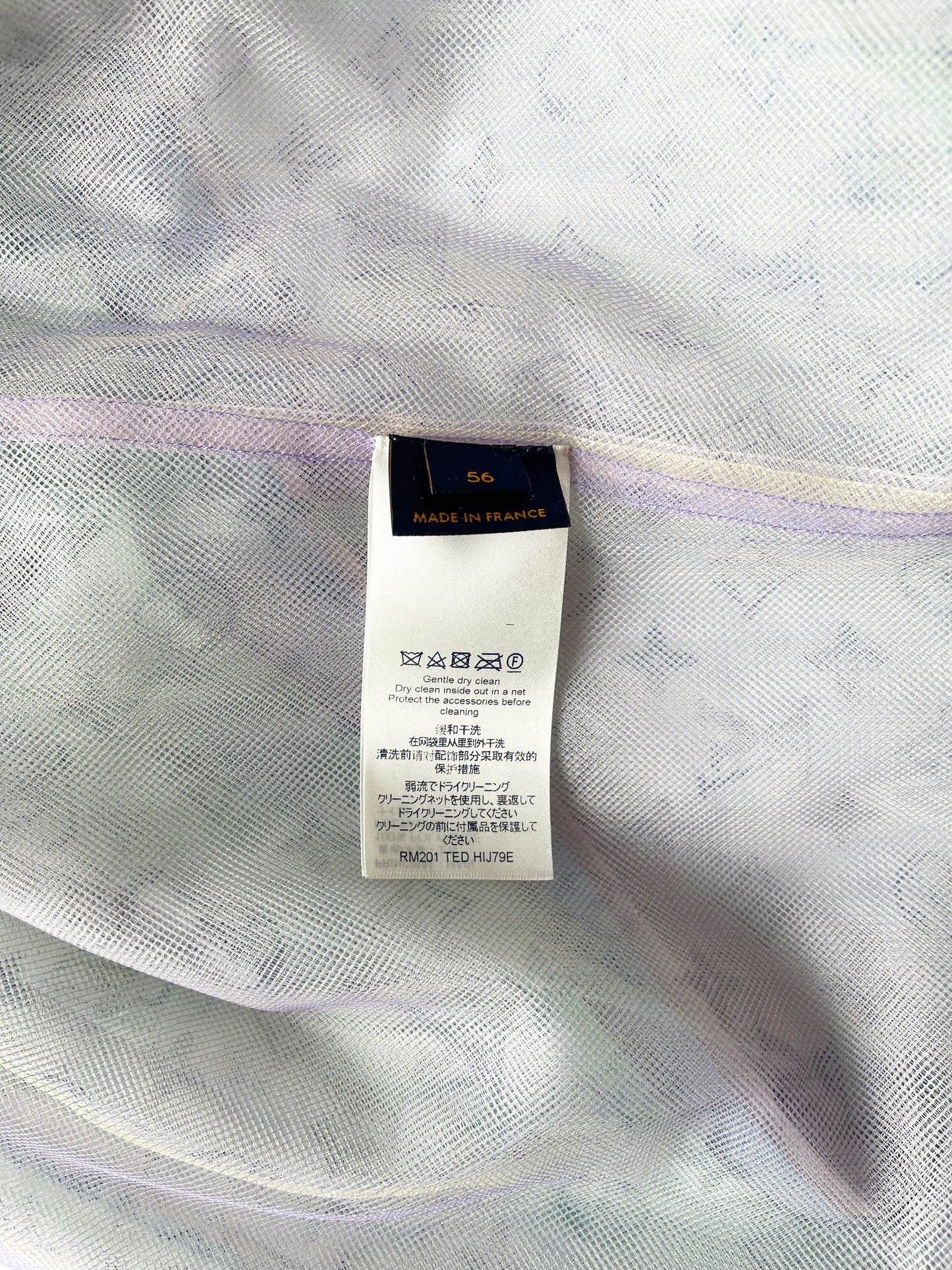 Louis Vuitton Women's Multicolour Tulle Denim Jacket