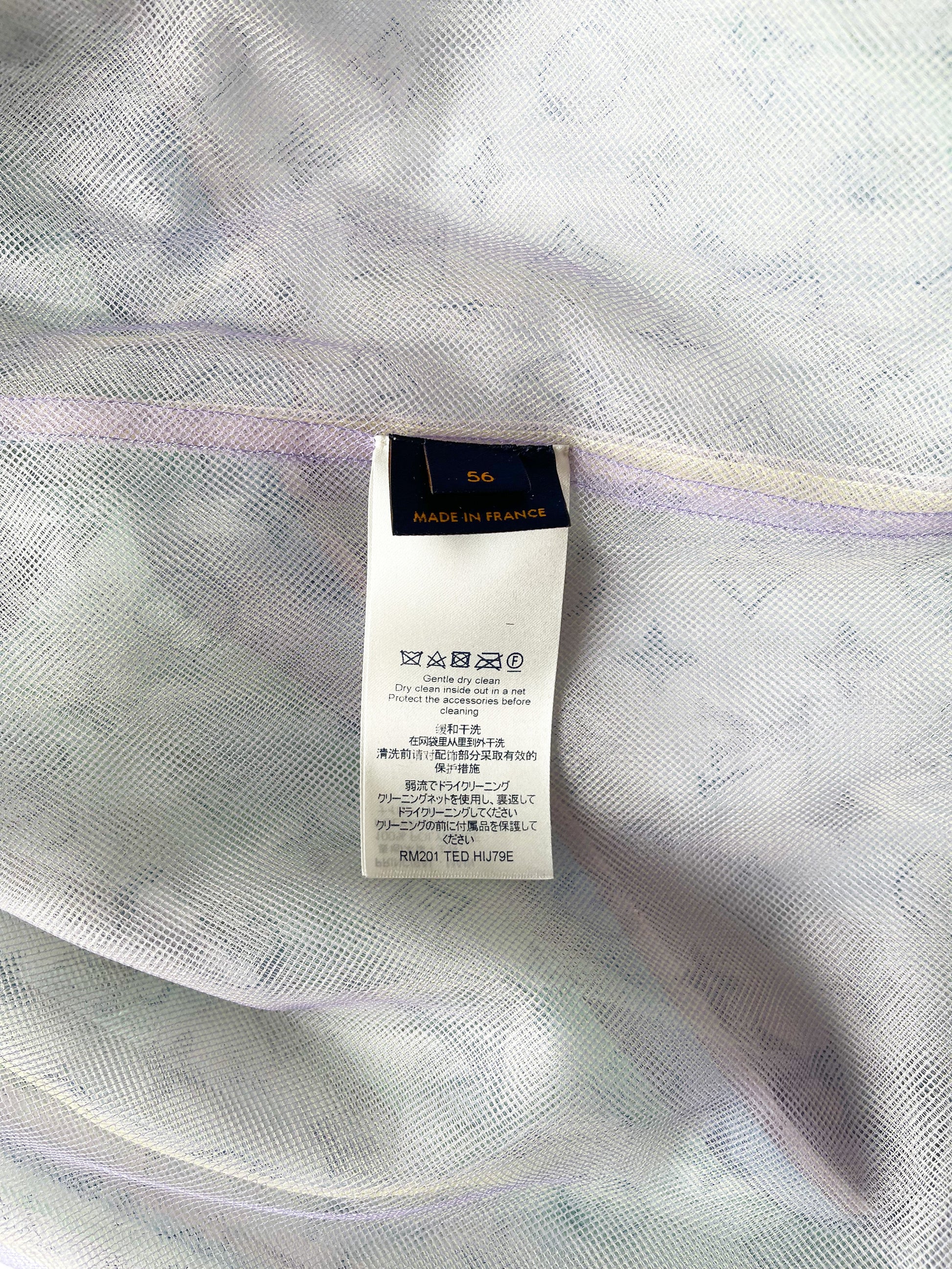 Louis Vuitton Multicolor Tulle Denim Jacket