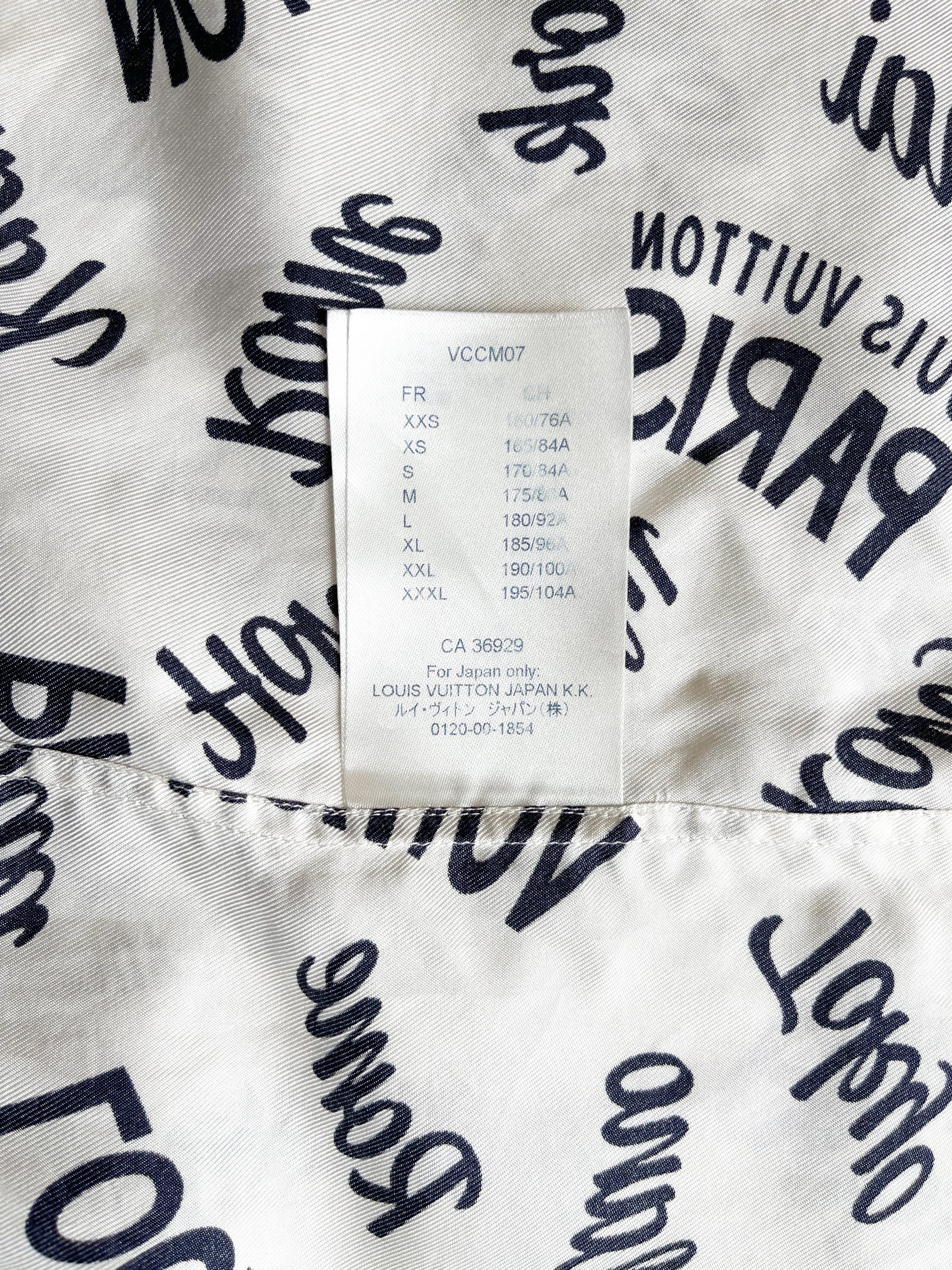 Louis Vuitton White Cities Silk Shirt