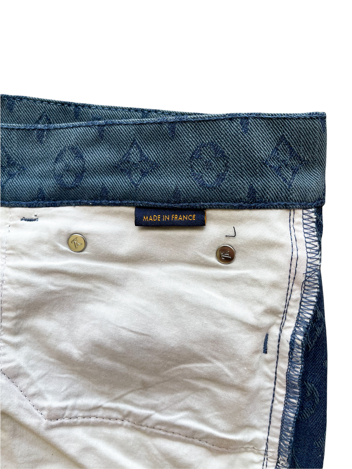 Louis Vuitton Blue Monogram Denim