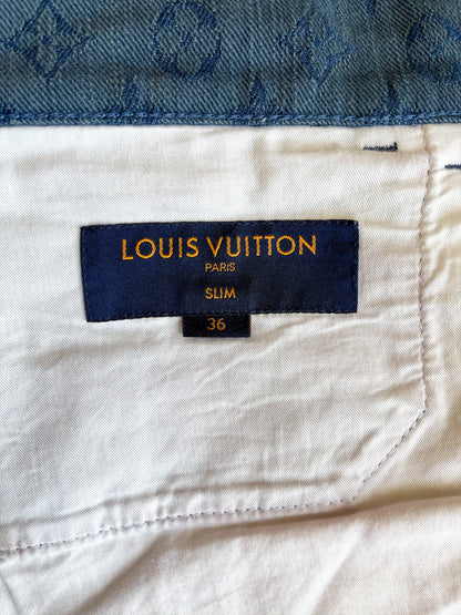 Louis Vuitton Blue Monogram Denim