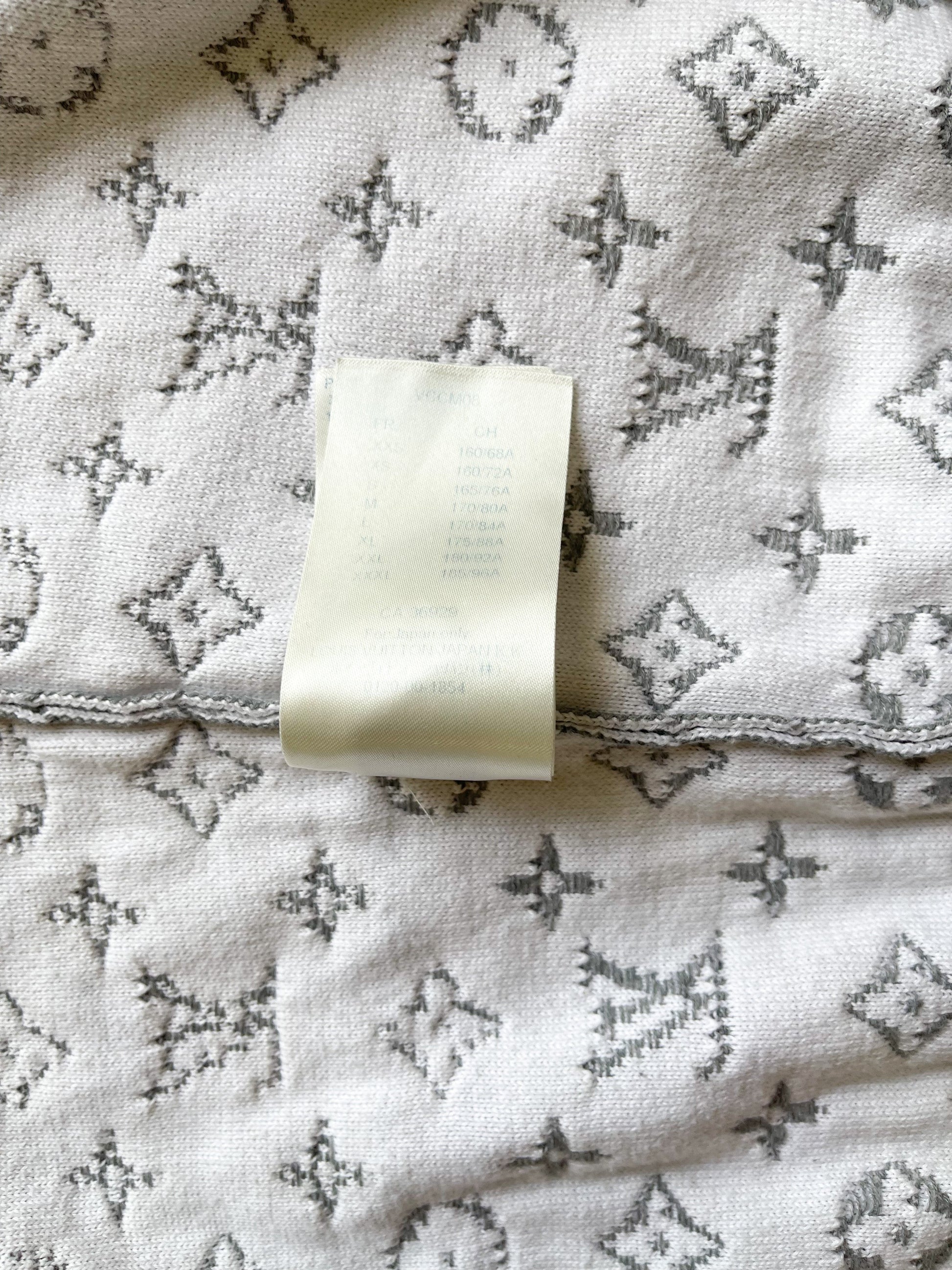 Louis Vuitton Navy & White Gradient Monogram Sweater – Savonches