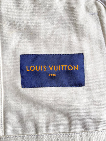 Louis Vuitton White Space Applique Denim Jacket