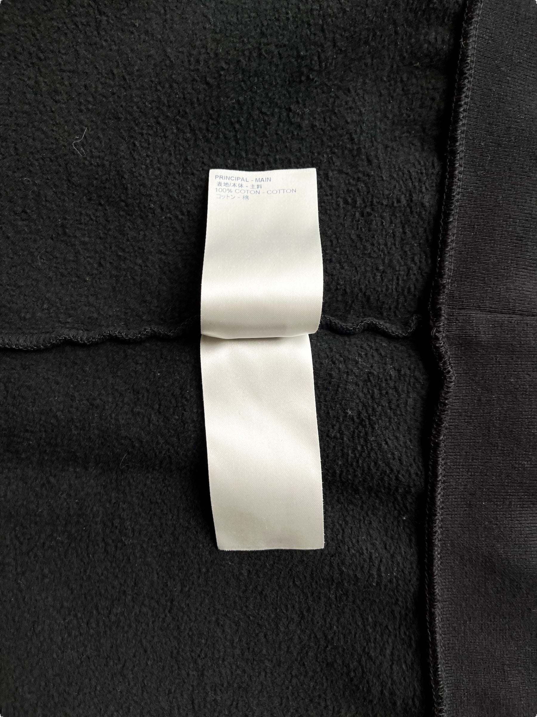 Louis Vuitton Damier Stitch Crewneck BLACK. Size M0
