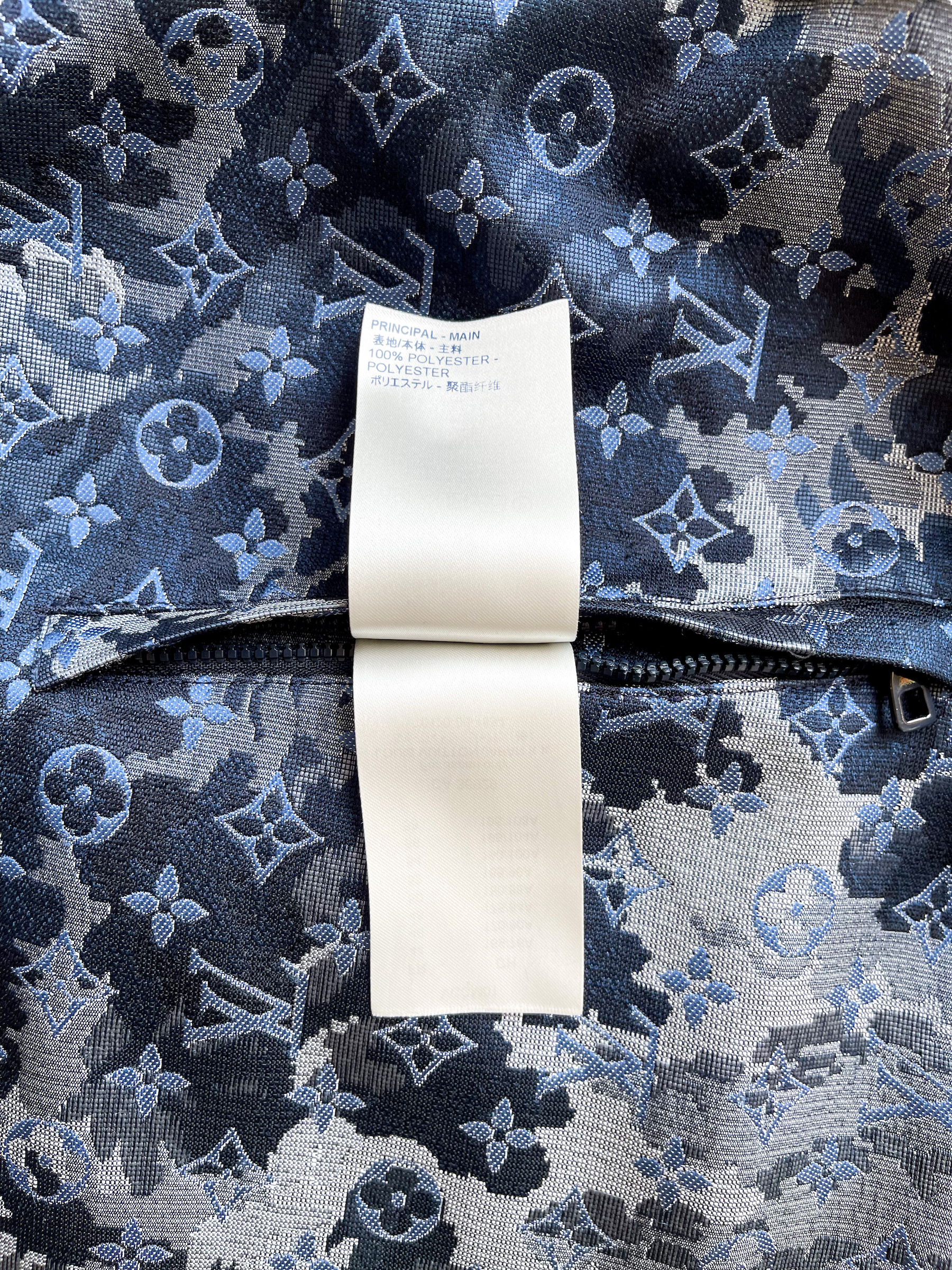 Louis Vuitton 2020 Monogram Tapestry Windbreaker w/ Tags - Blue