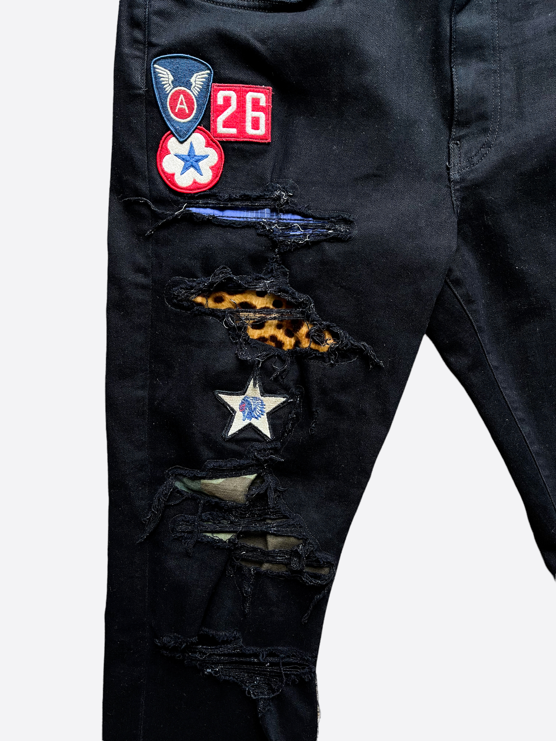 Amiri art 2025 patch jeans