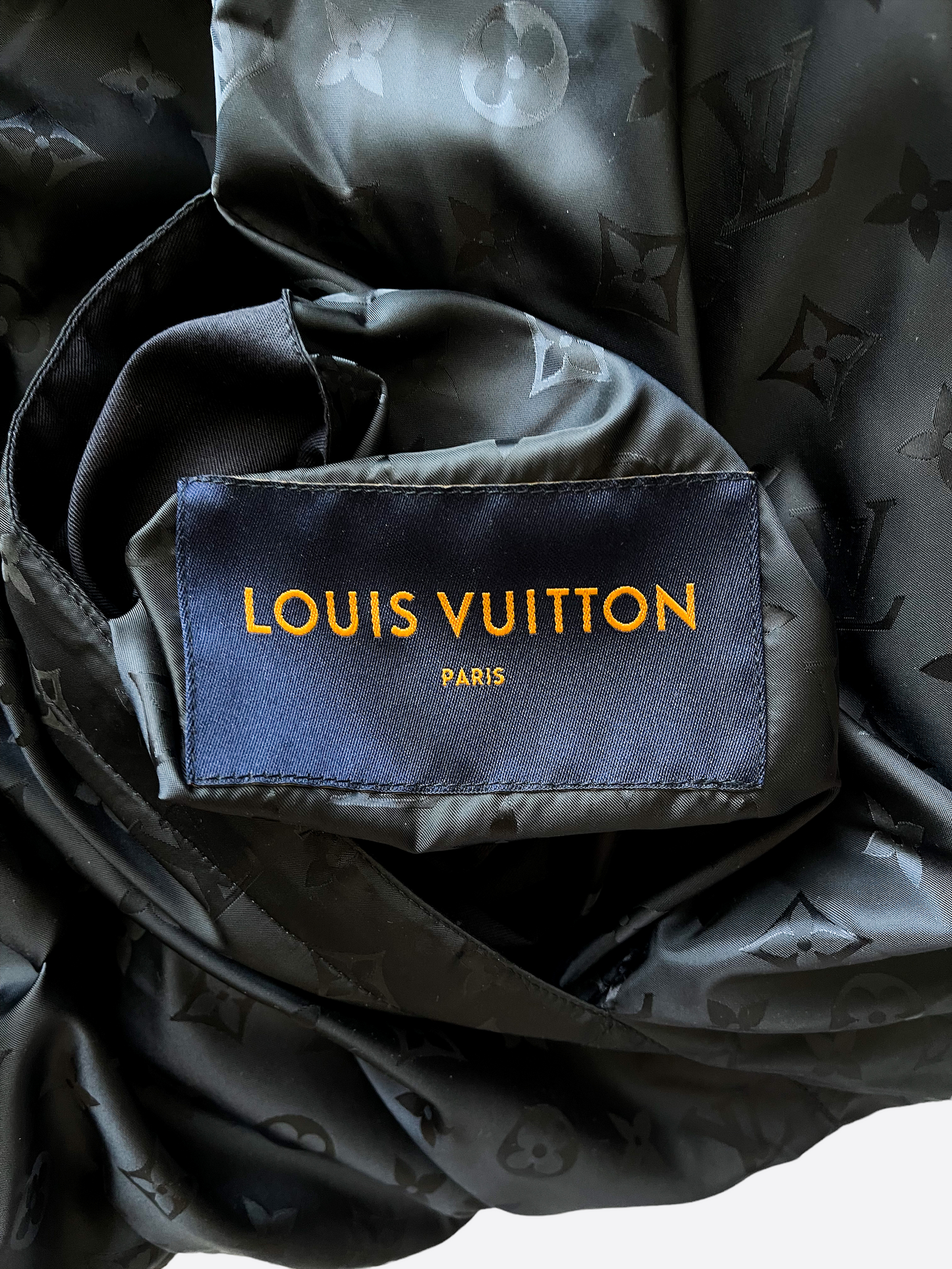 Louis Vuitton LV Monogram Reversible Light Bomber 1AAT6N, Black, M