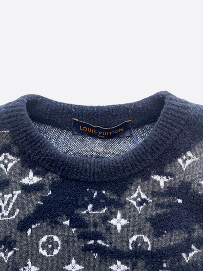 Louis Vuitton Distressed Monogram Sweater