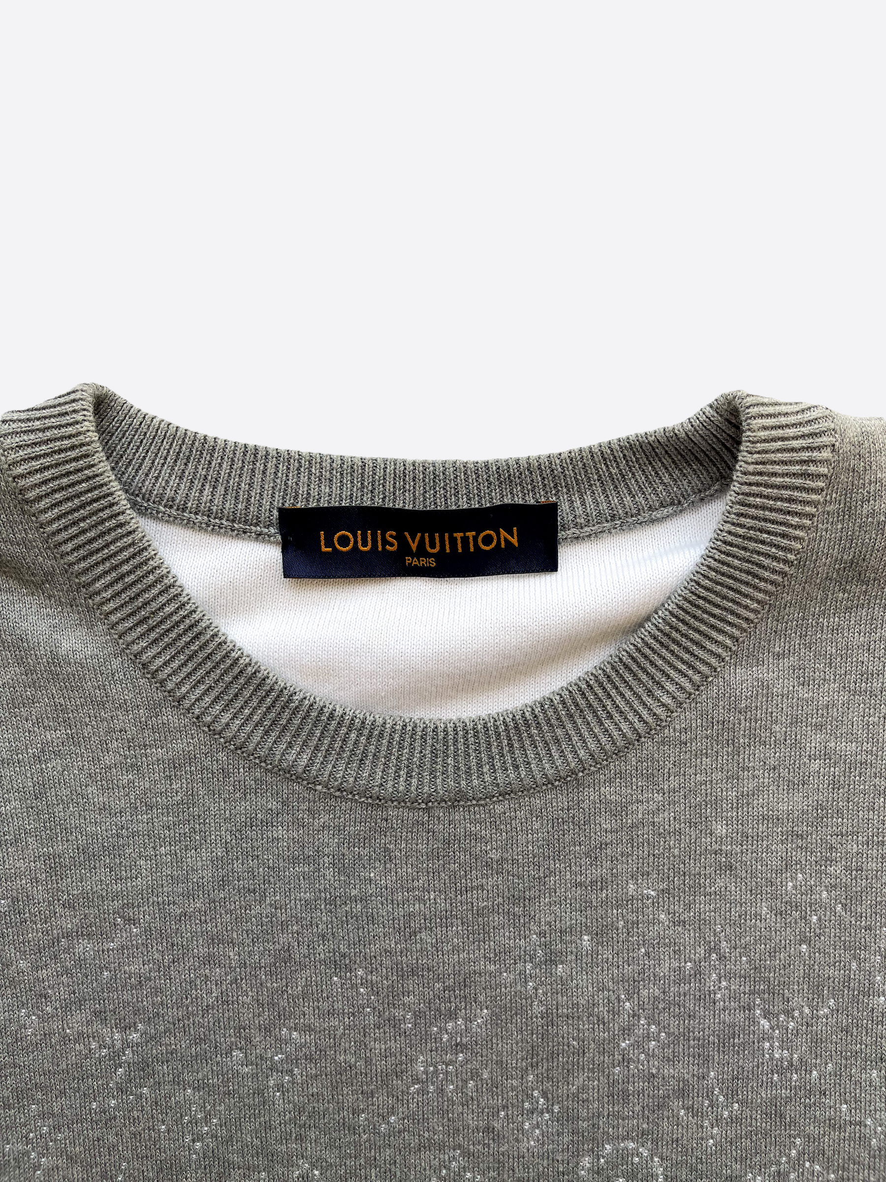 Grey Louis Vuitton Sweater - 8 For Sale on 1stDibs