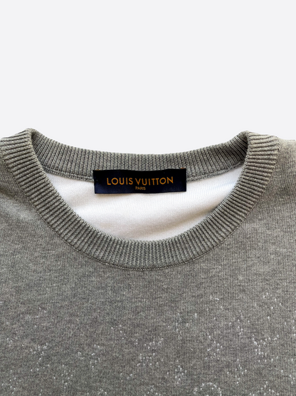 Louis Vuitton Grey Monogram Gradient Sweater