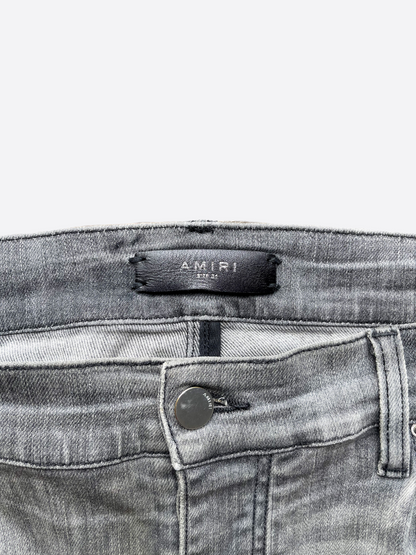 Amiri Grey MX2 Biker Denim