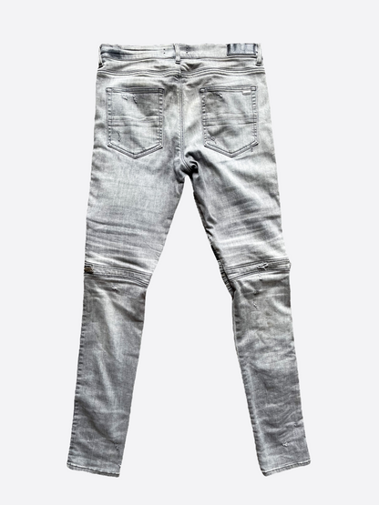 Amiri Grey MX2 Biker Denim