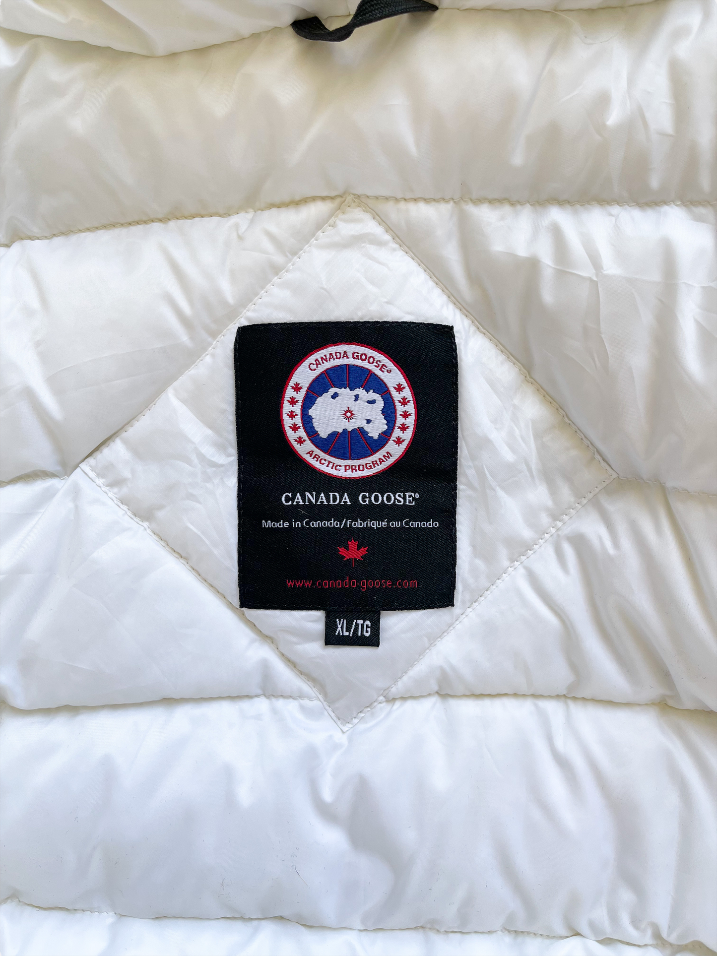 Canada Goose White Lodge Hoody Men's Jacket