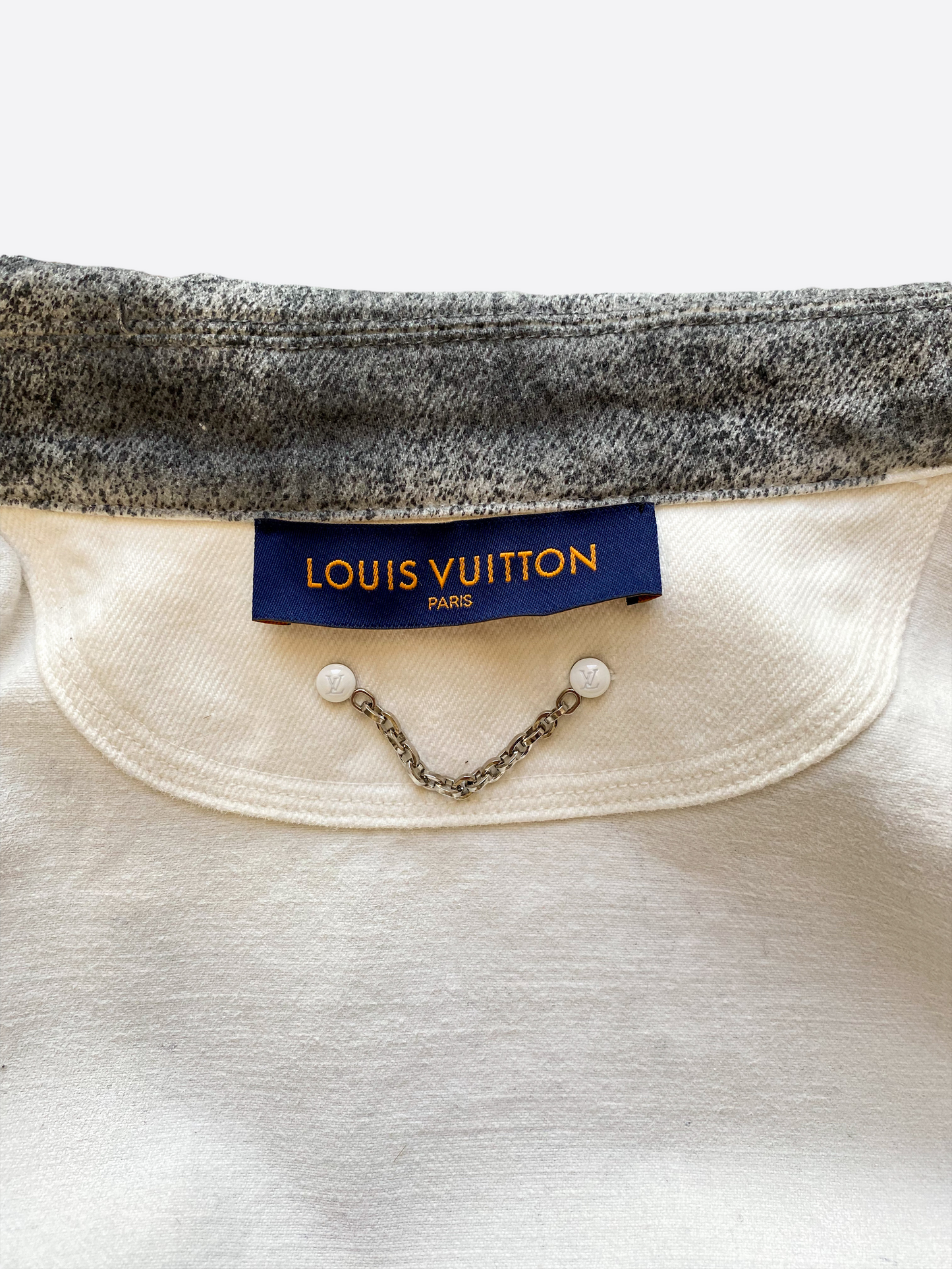 Louis Vuitton Cropped Gradient Denim Jacket Multicolor