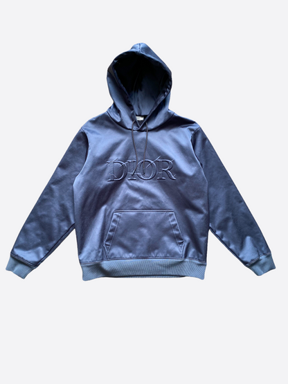 Dior Daniel Arsham Embossed Metallic Logo Hoodie