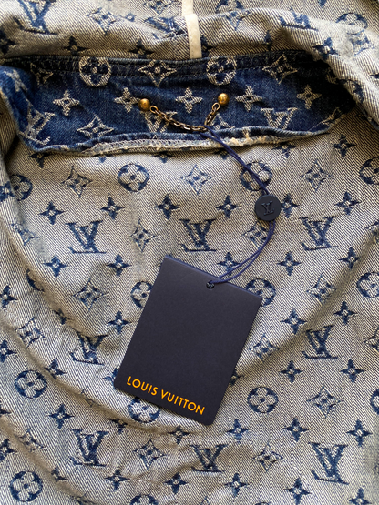 Louis Vuitton Nigo Hooded Denim Jacket