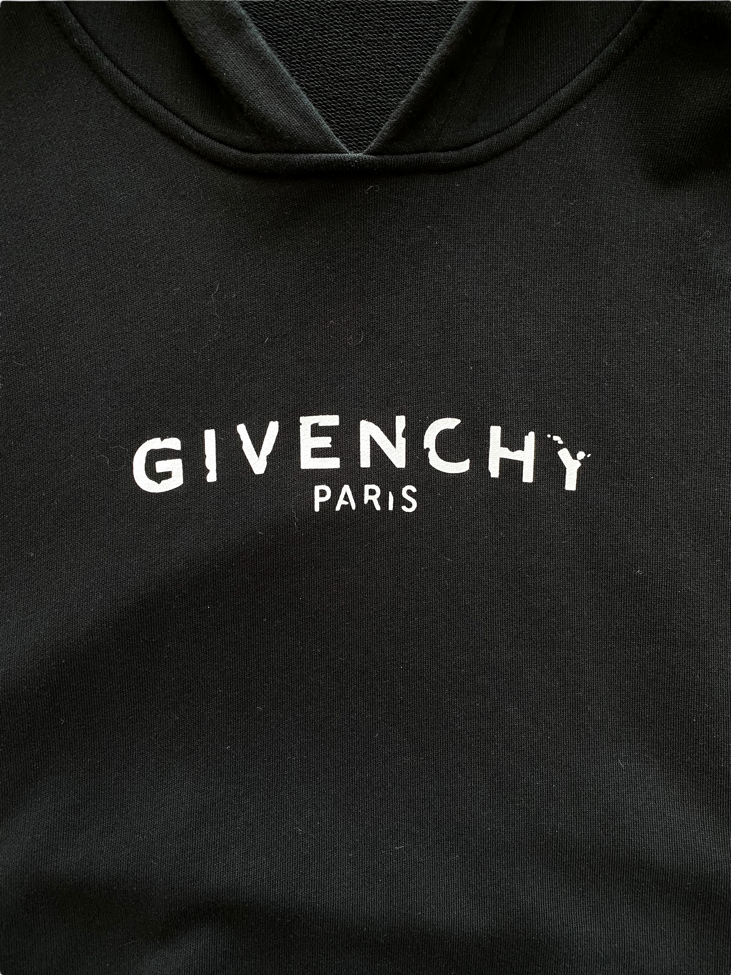 Givenchy Distressed Logo Hoodie