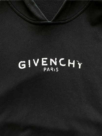 Givenchy Distressed Logo Hoodie