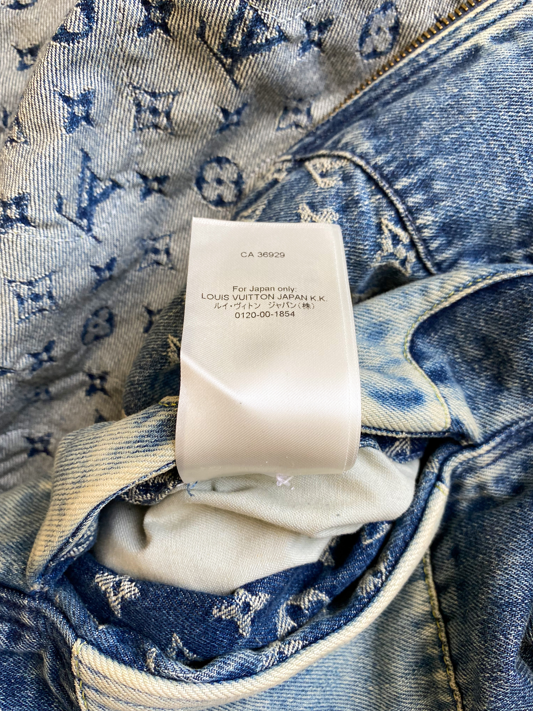 Louis Vuitton Nigo Hooded Denim Jacket