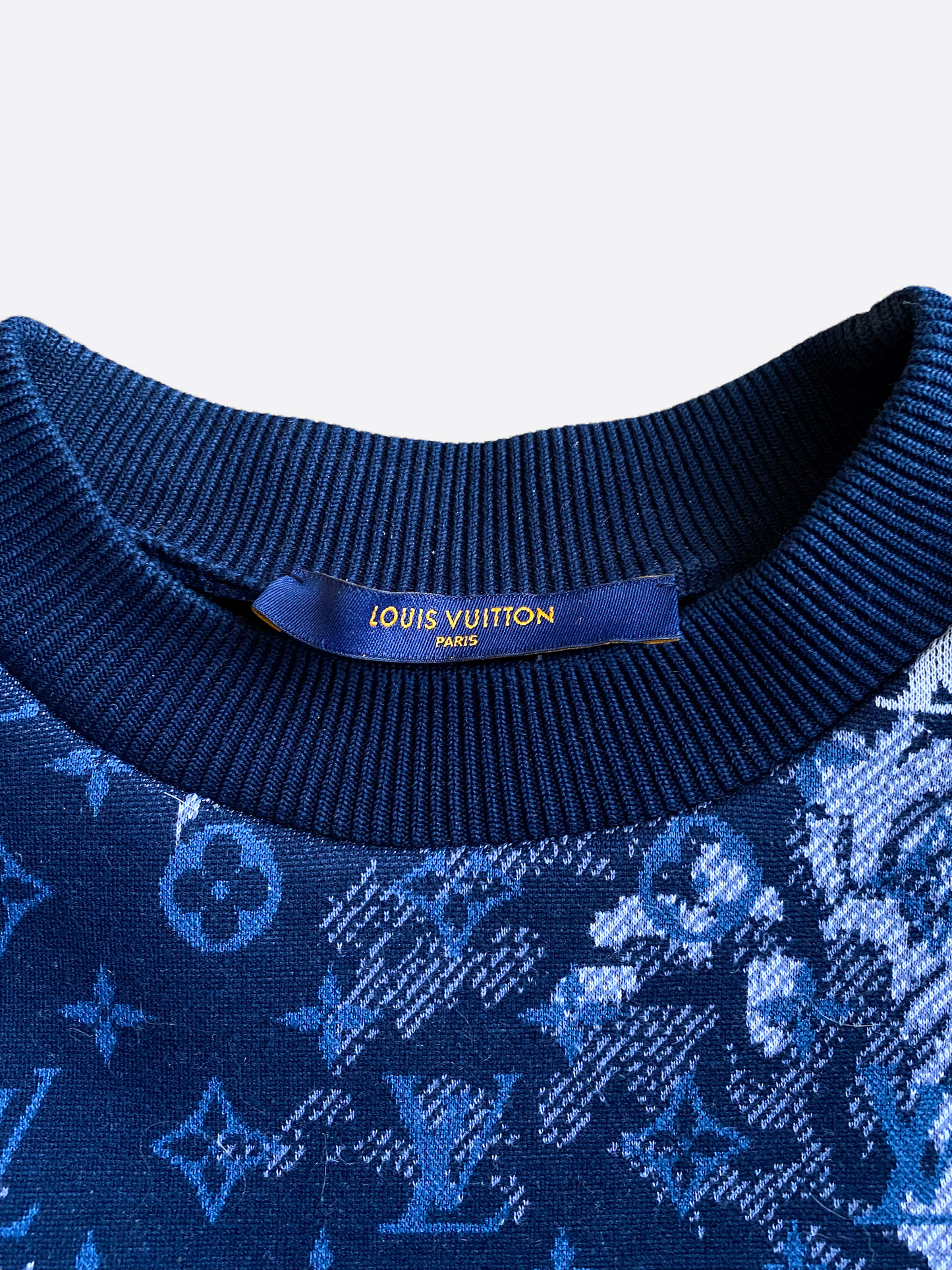 Louis Vuitton Tapestry Monogram Sweatshirt Size Xs L3A61