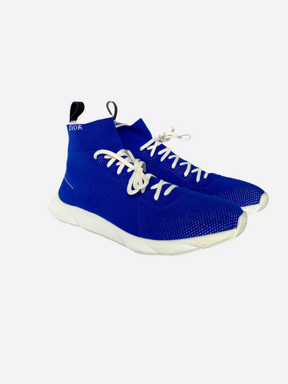 Dior B21 Blue Technical Knit Runners