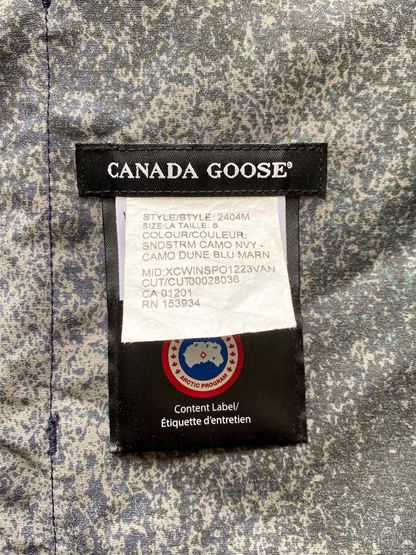 Canada Goose Navy Sandstorm Camo Voyager Men's Jacket