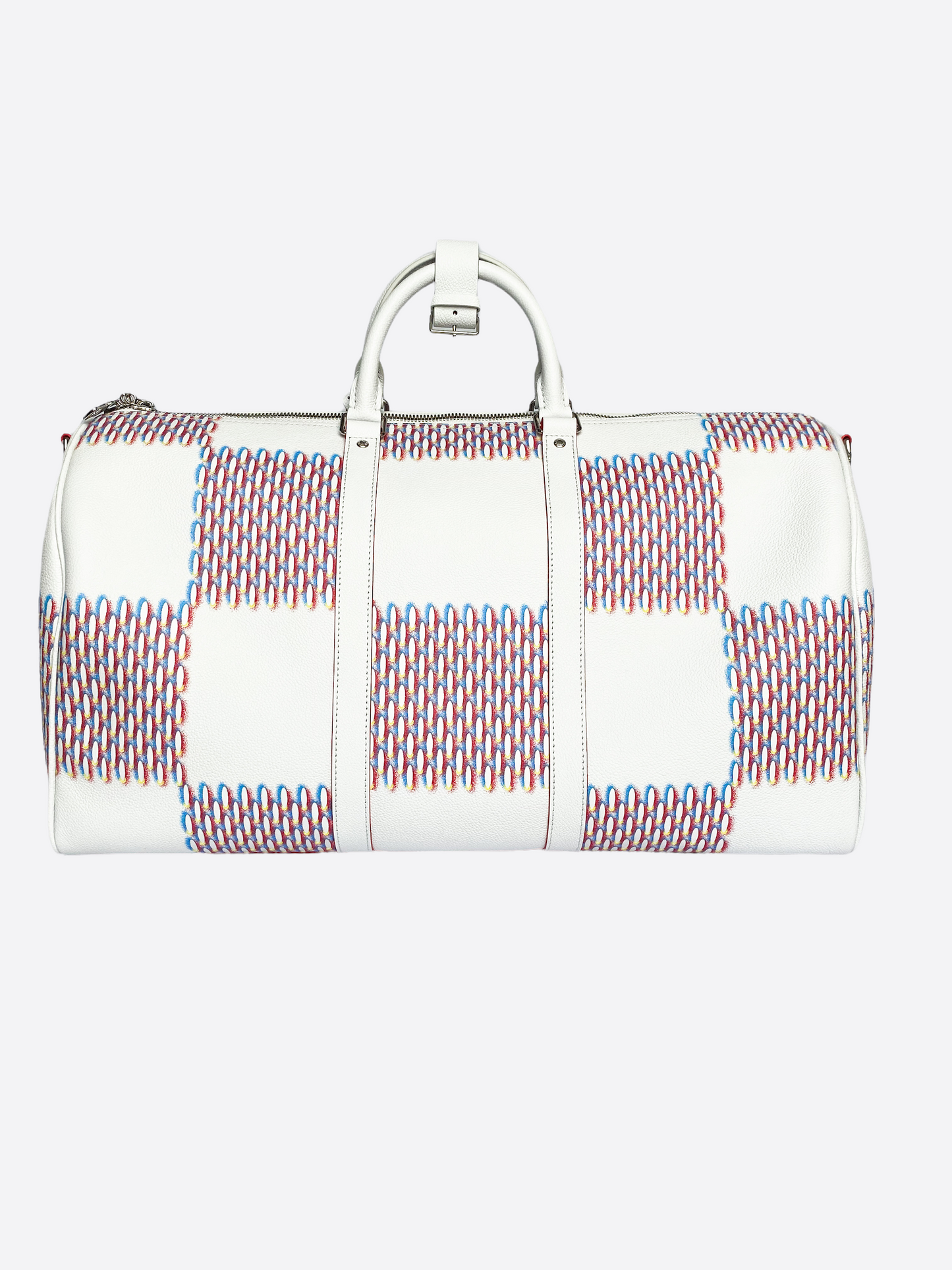 Louis Vuitton White Damier Spray Keepall 50