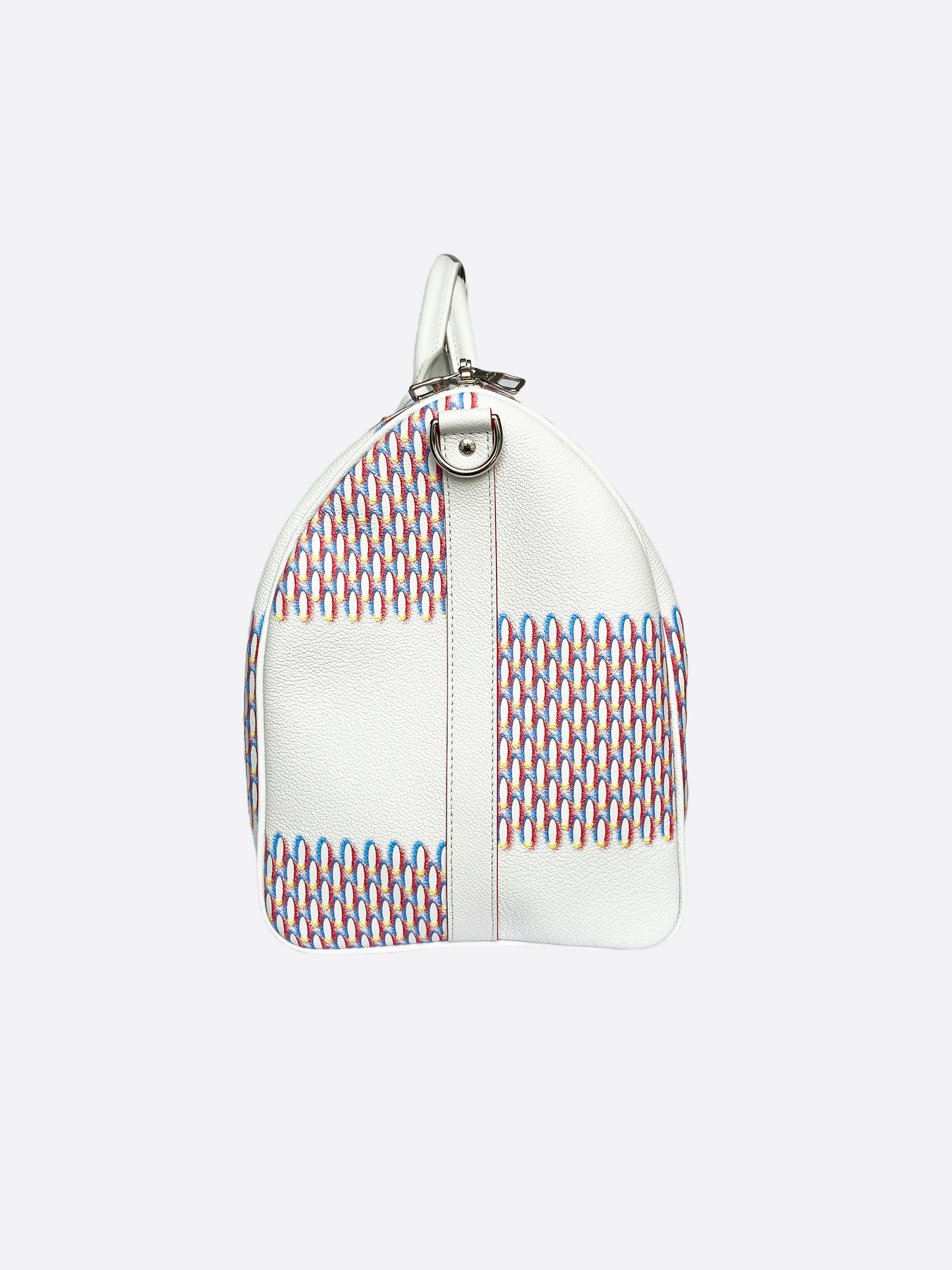 Louis Vuitton White Damier Spray Keepall 50