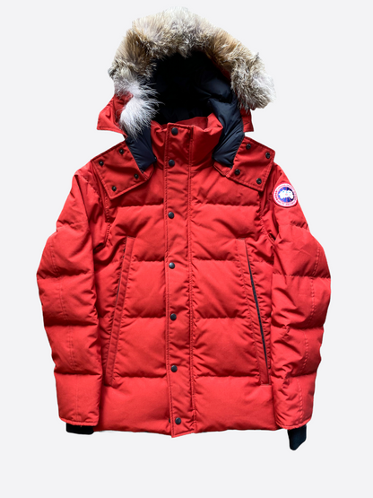 Canada Goose Maple Red Wyndham Men s Jacket Savonches