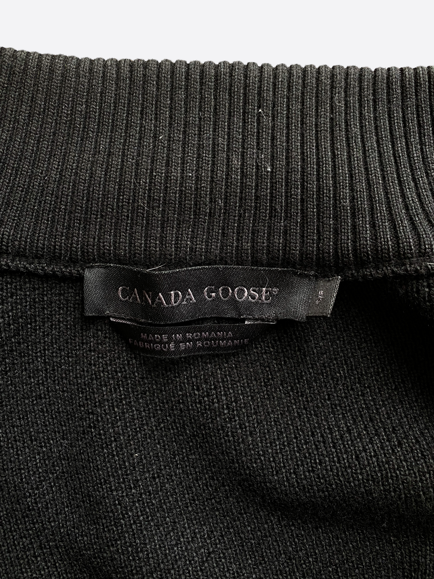 Canada Goose Black Hybridge Knit Jacket
