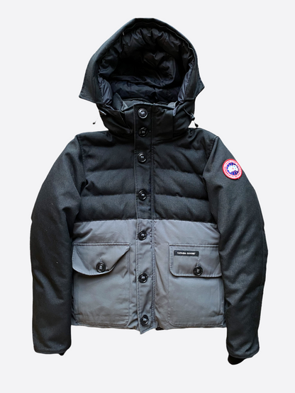 Canada Goose Black & Grey Sporting Life Exclusive Wooland Men's Jacket