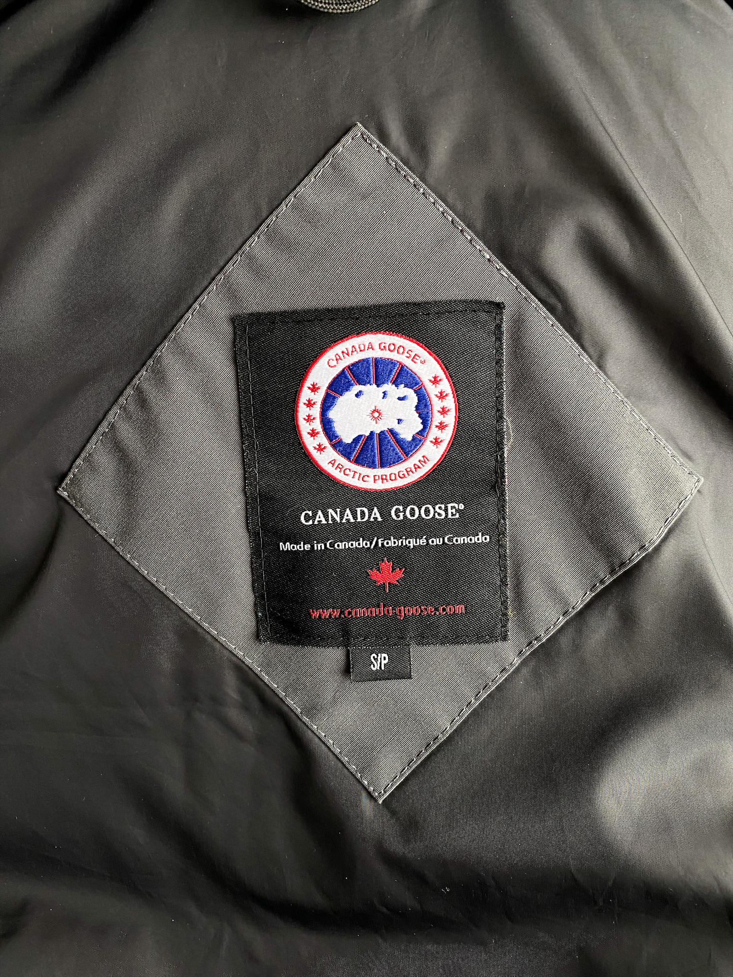 Canada Goose Black & Grey Sporting Life Exclusive Wooland Men's Jacket