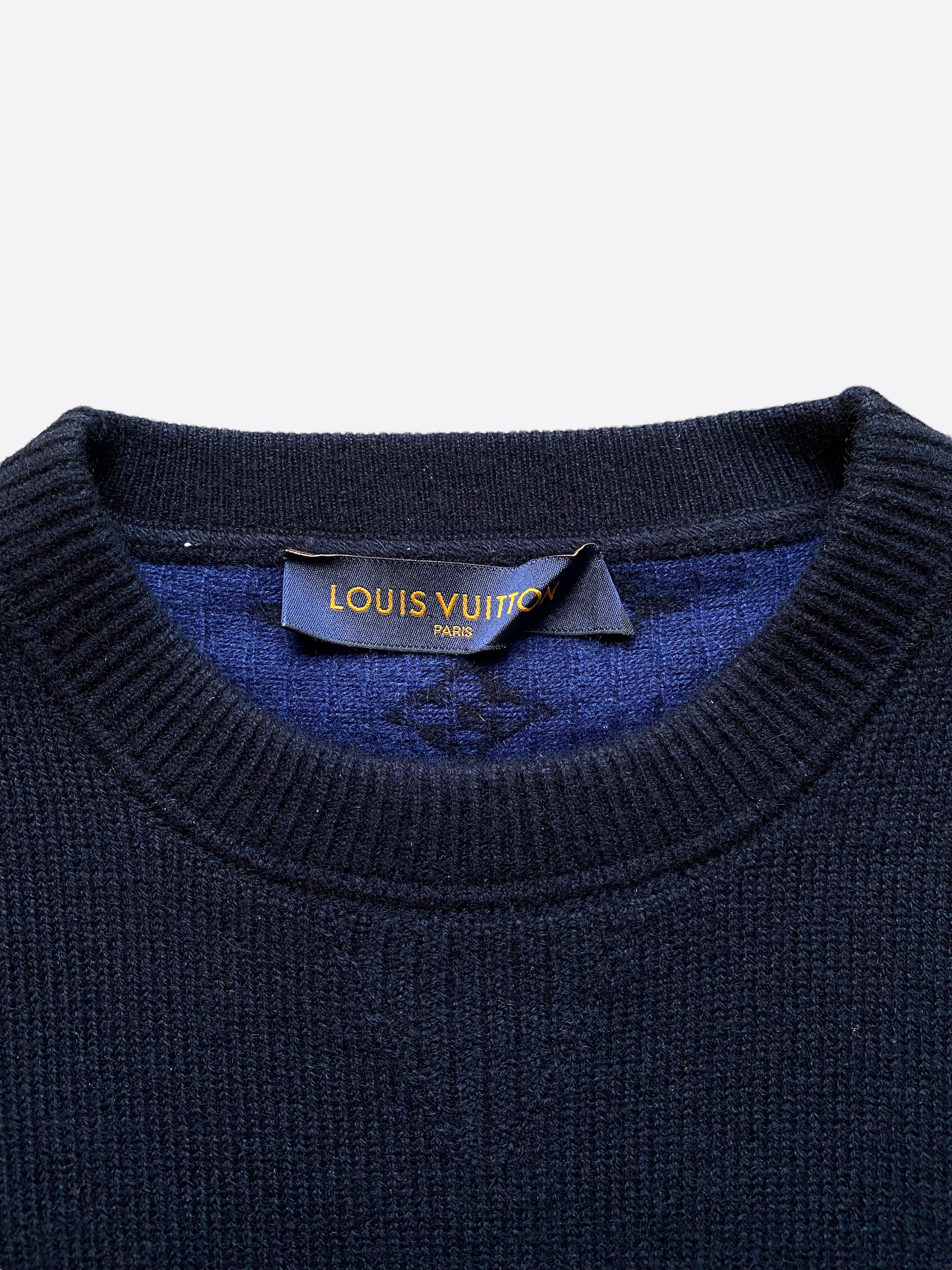 LOUIS VUITTON LOUIS VUITTON knitwear sweater cashmere Red Black