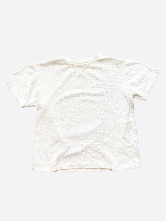 Dior Oblique White Monogram Towel Tee