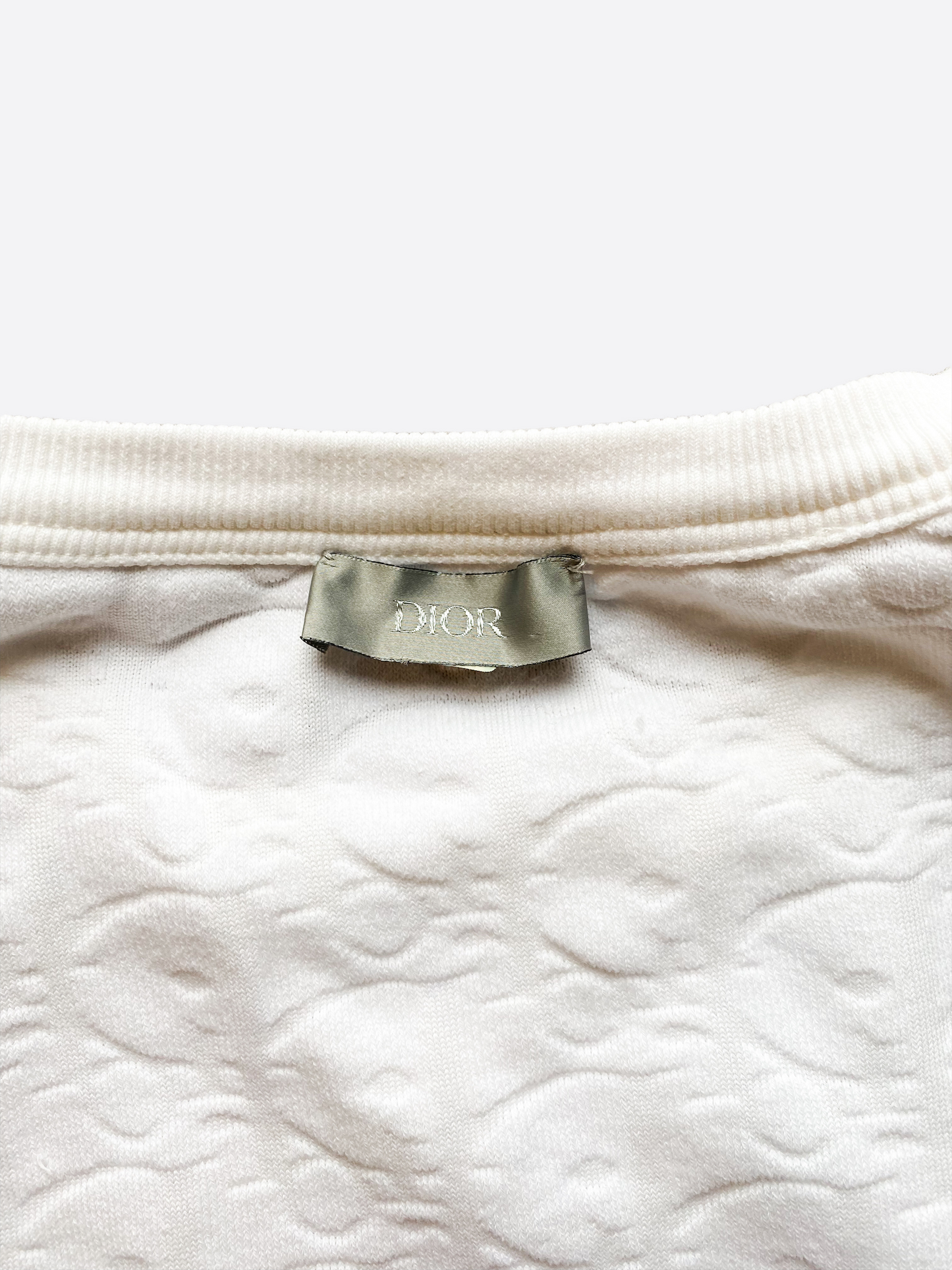 Dior Oblique White Monogram Towel Tee