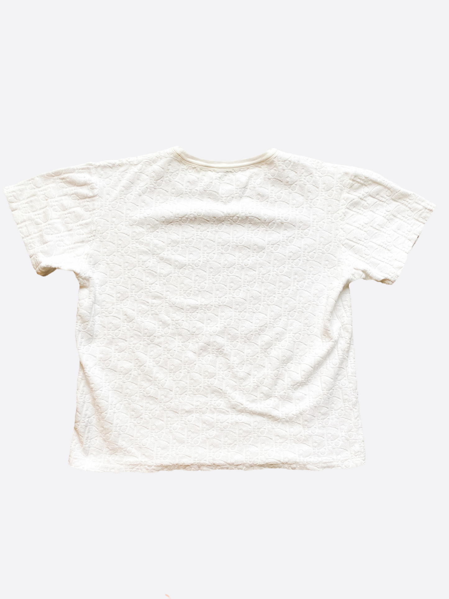 Dior Oblique White Monogram Towel Tee