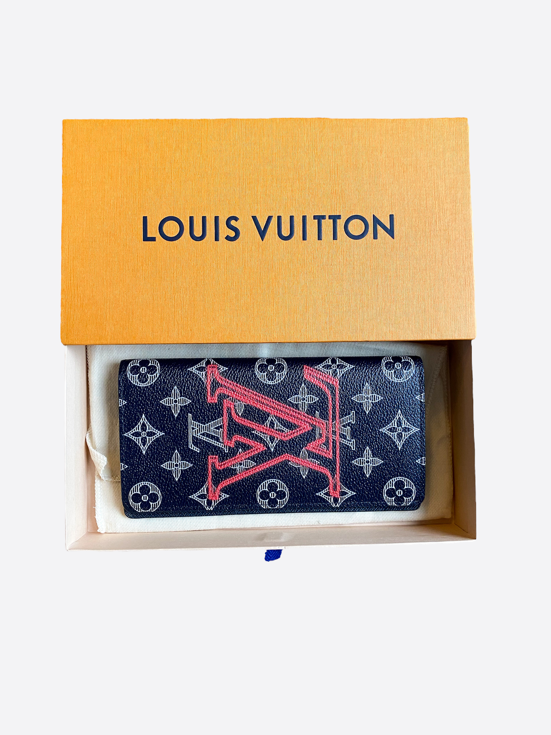 Louis Vuitton Monogram Ink Upside Down Brazza Wallet