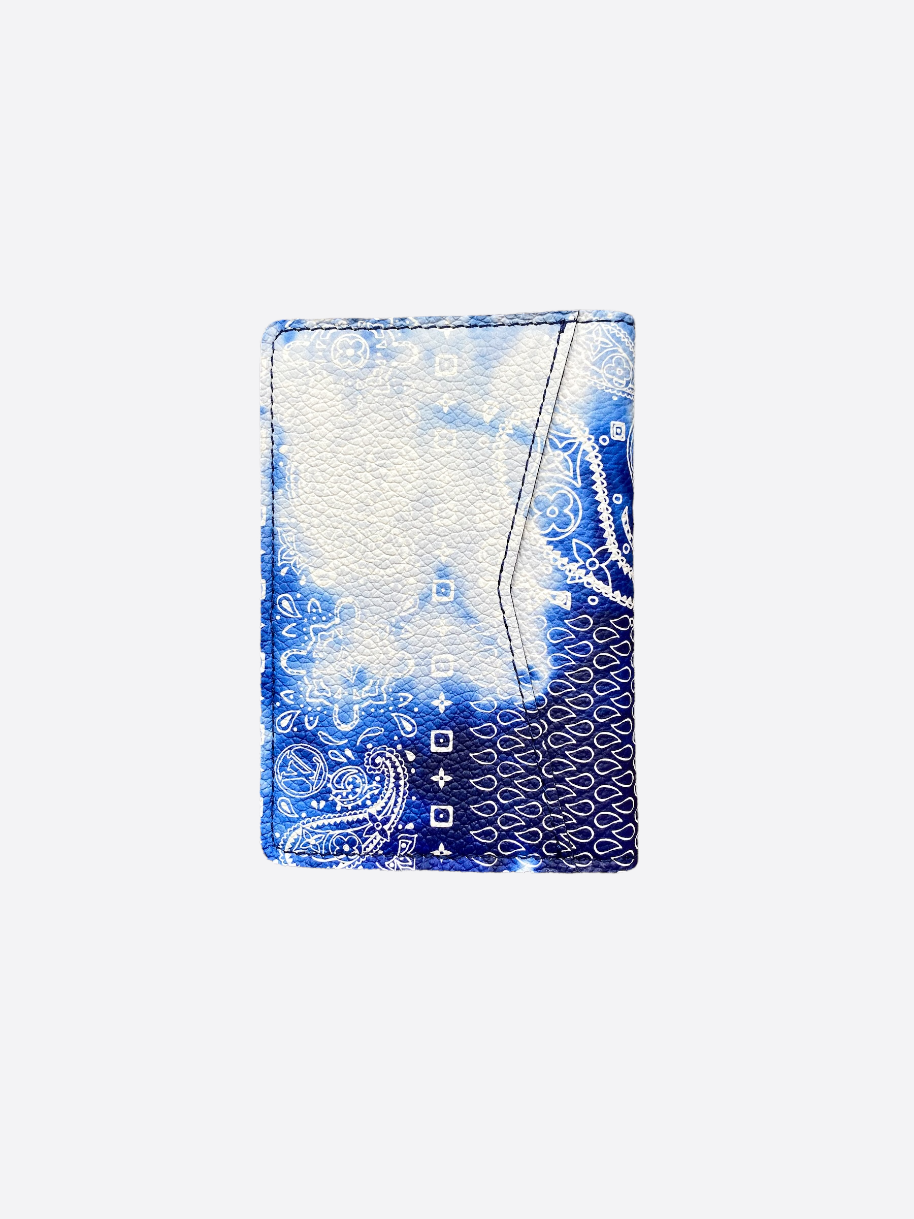 Louis Vuitton Monogramissime Pocket Square In Bluebonnet