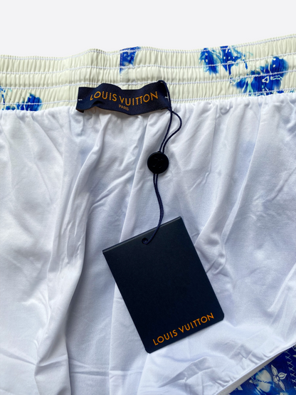 Louis Vuitton Blue Monogram Bandana Swimshorts