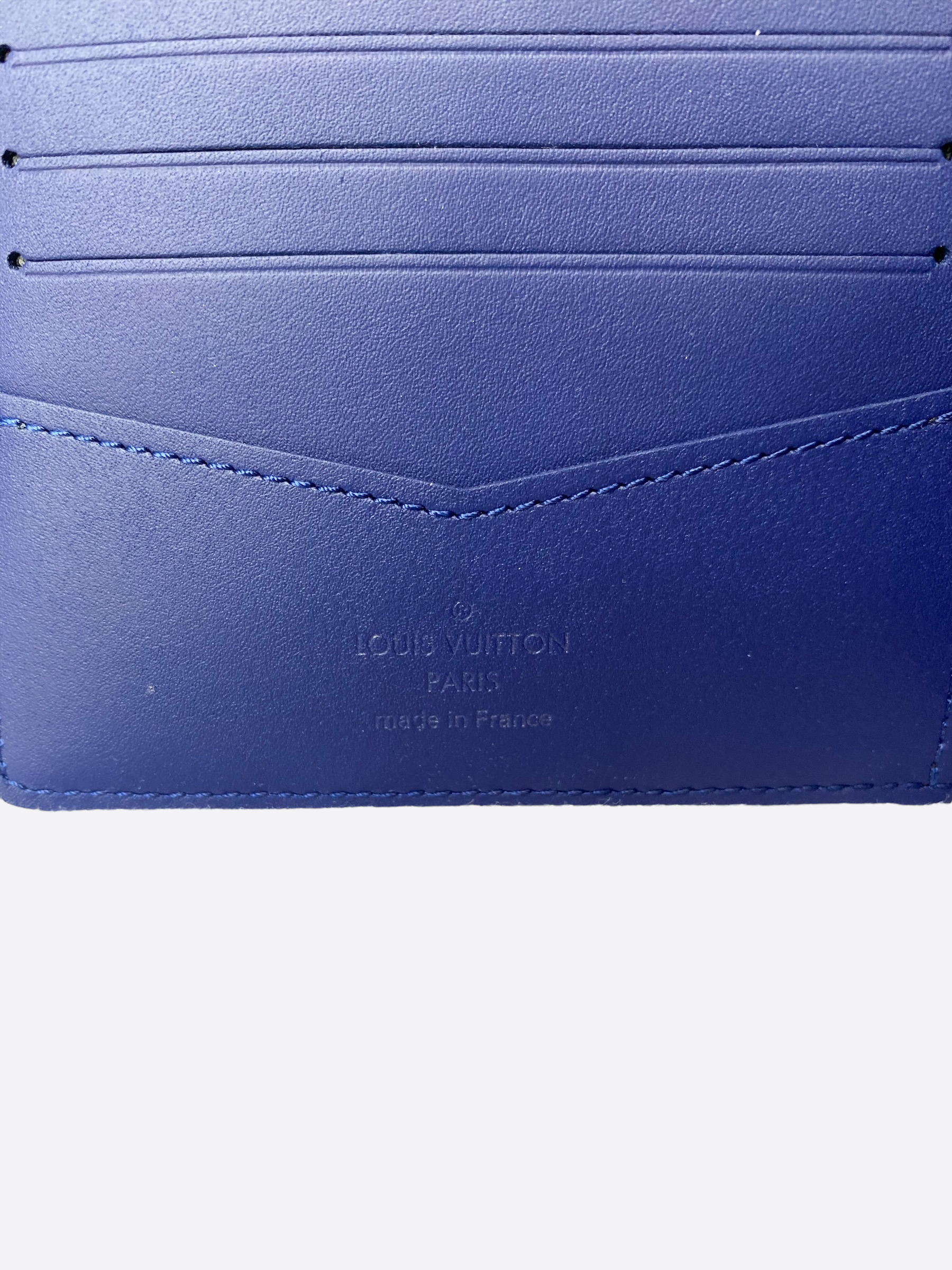 Louis Vuitton Multiple Wallet Monogram BlueLouis Vuitton Multiple Wallet  Monogram Blue - OFour