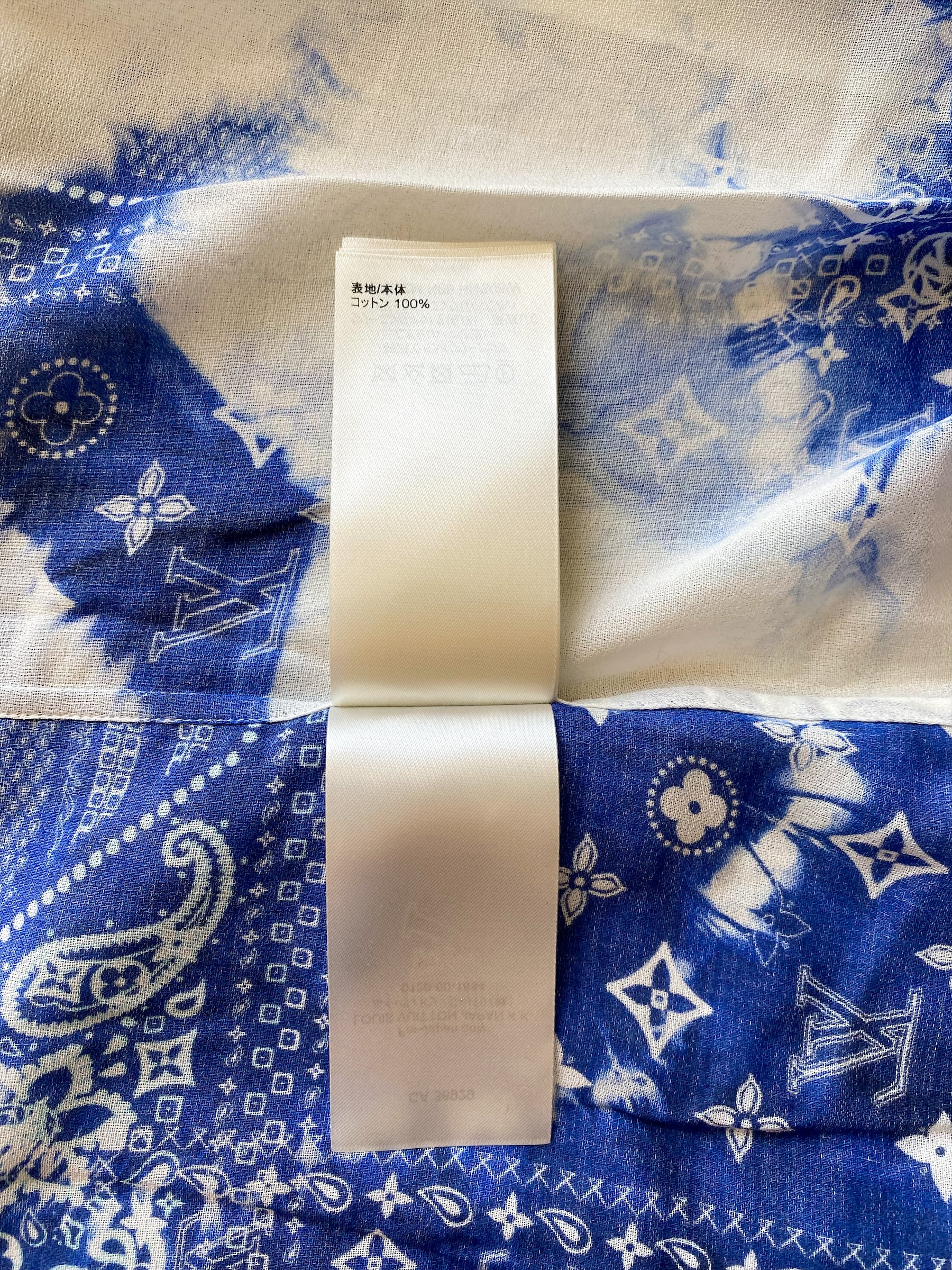 Louis Vuitton 2022 Monogram Bandana Shirt - Blue Casual Shirts, Clothing -  LOU678463