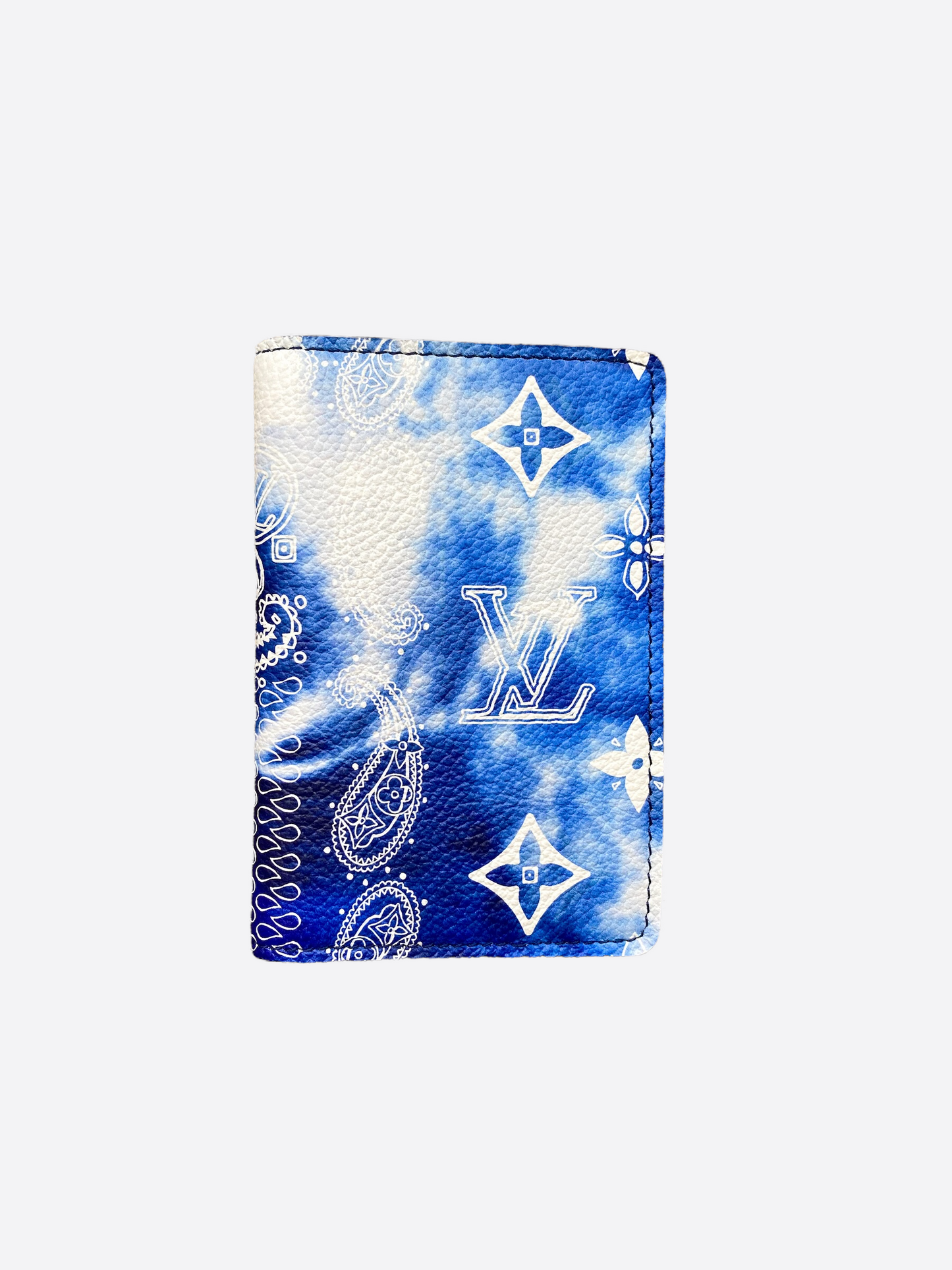 Louis Vuitton Blue Monogram Bandana Wallet