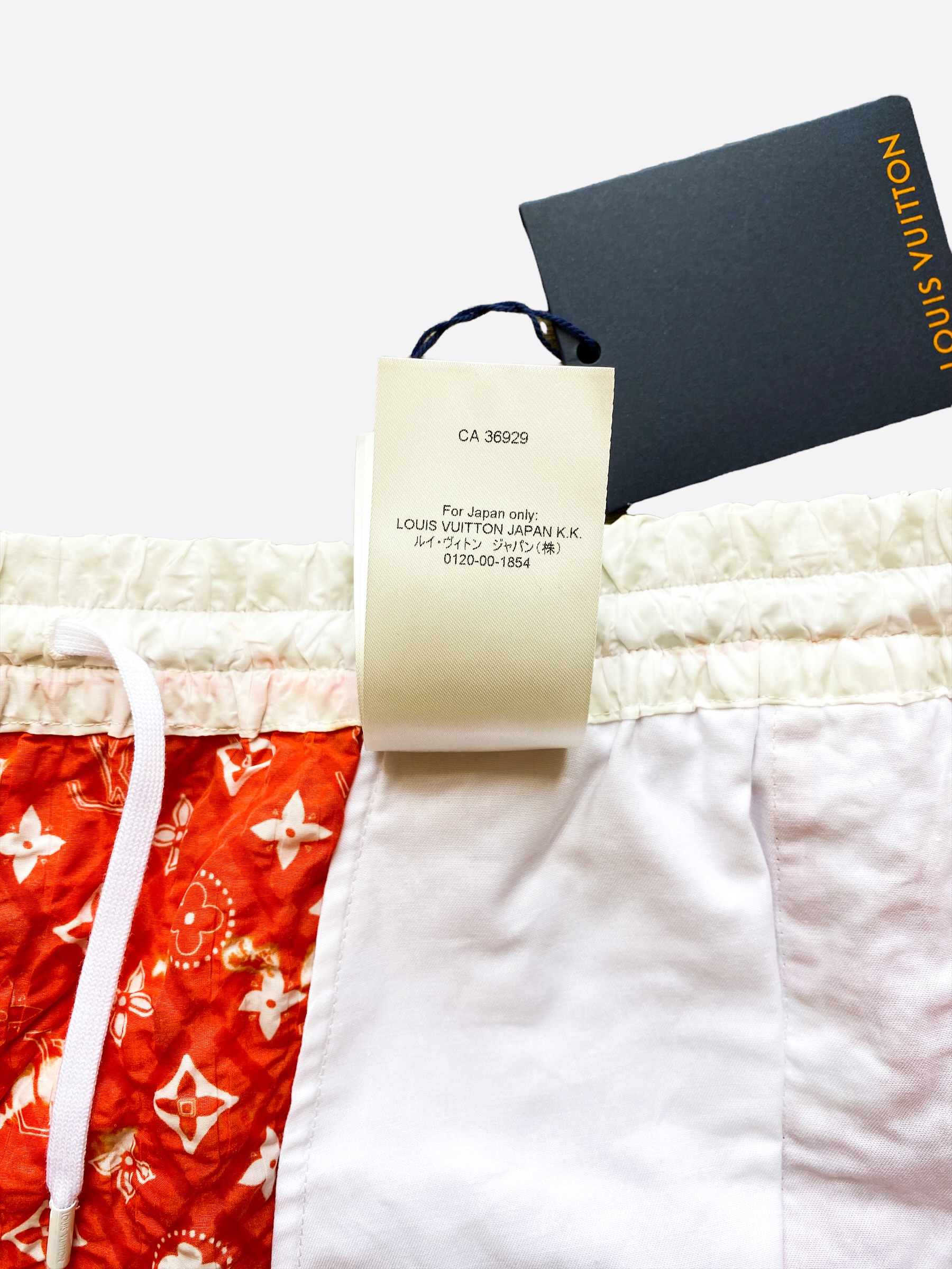 Louis Vuitton Monogram Bandana Denim Shorts Blue – Origins NYC