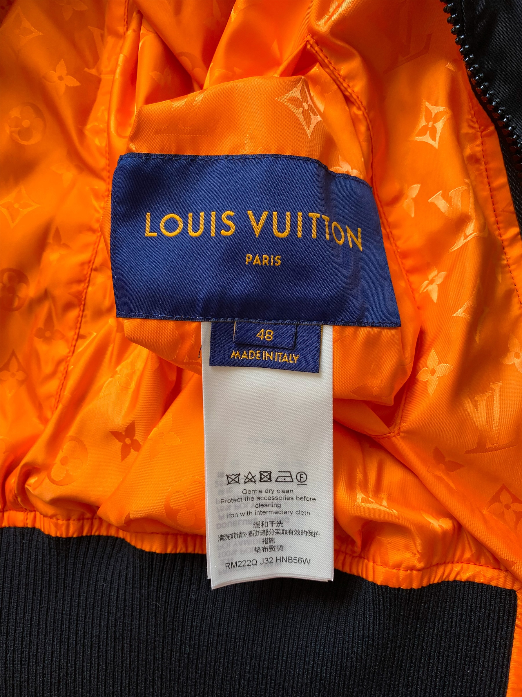 Louis Vuitton REVERSIBLE SUMMER BOMBER JACKET 1AA53B